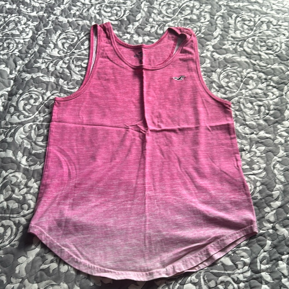 Men’s hollister size xs pink tank top